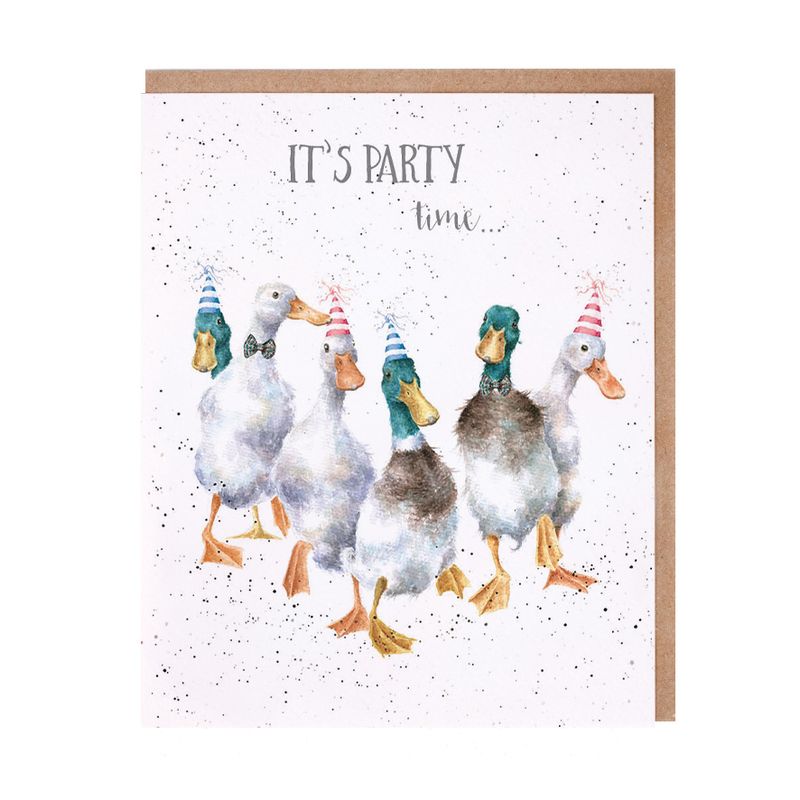 Card  AOC107  Its Party Time  Ducks 