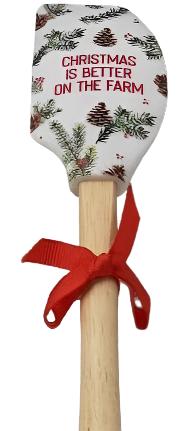 Better On The Farm-Christmas Spatula 