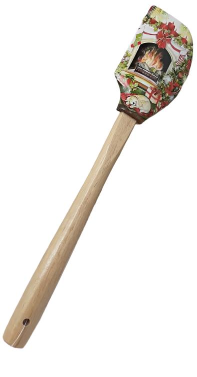 Fire Place With Dog-Christmas Spatula 