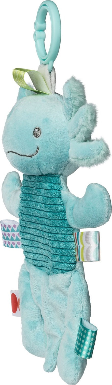 Stuffed Animal Taggies Fizzy Axoloti Crinkle Aqua 41621 