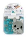 Snack Bag Reusable Shark/Dog Aqua/Grey   21210