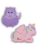 Hic-Gel Ice Pack Purple Cat/Pink Unicorn 2pk 21410
