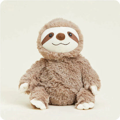 Warmies Brown Sloth - Heatable Stuffed Animals 