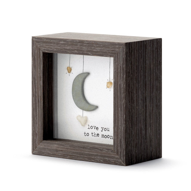 Shadow Box Love You To The Moon 4x2" 70147 