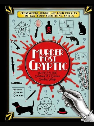 Puzzle Book Murder Most Cryptic Mixed Puzzles 391104