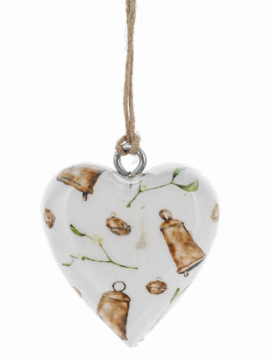 Mini Wooden Hearts Christmas Ornament 4 Styles Mx197488