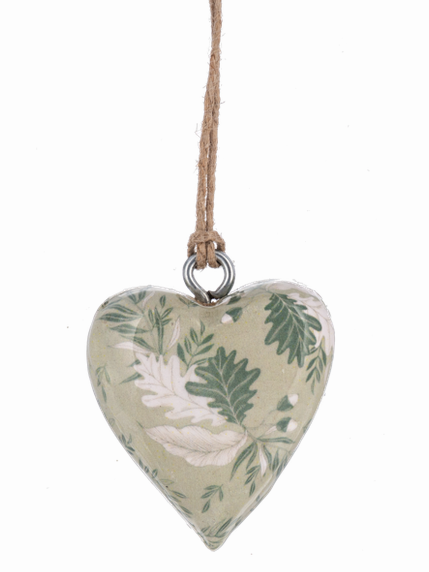 Ganz- Mini Wooden Hearts Christmas Ornament 4 Styles Mx197489