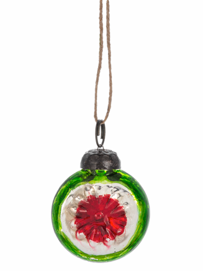 Mini Reflector Glass Christmas Ornament 2 Colors Mx201923