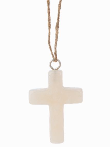 Mini Cross Resin Christmas Ornament 4 Styles Mx203489