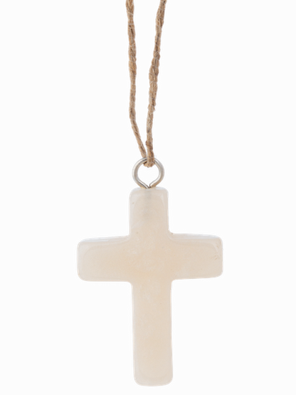 Mini Cross Resin Christmas Ornament 4 Styles Mx203489