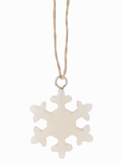Ganz-Snow Flake Christmas Ornament Resin Mx203491