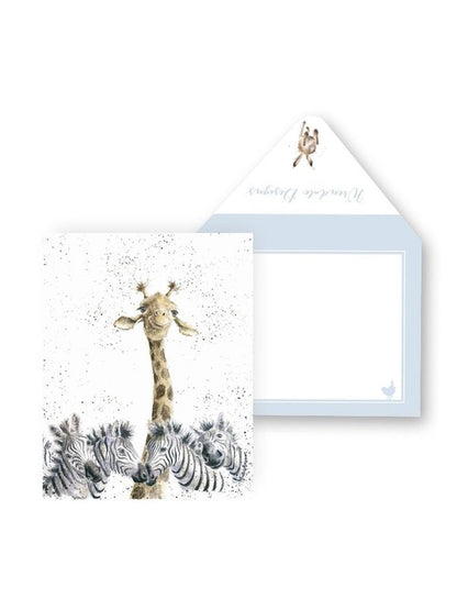 Gift Enclosure Card -GE065 - Zebra / Giraffe