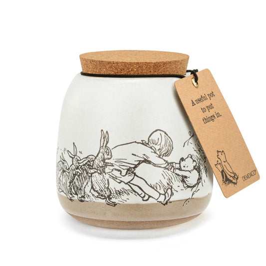 Canister Cork Lid Helping Hands Winnie The Pooh Hearts 1008190014 