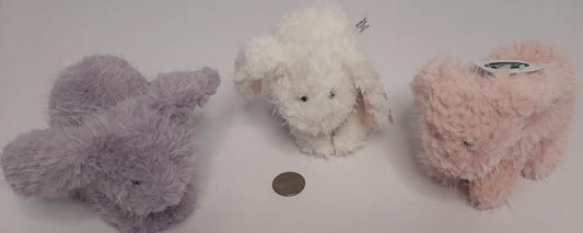Children's-Stuffed Animal-Rabbit- Pink,White,Purple 
