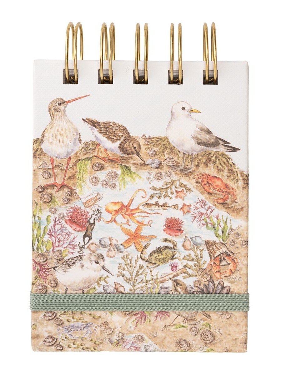 Notebook Spiral Seaside Nature Field 3x5"  Nfn002