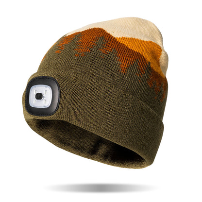 Beanie Hat Night Owl  Lighted 