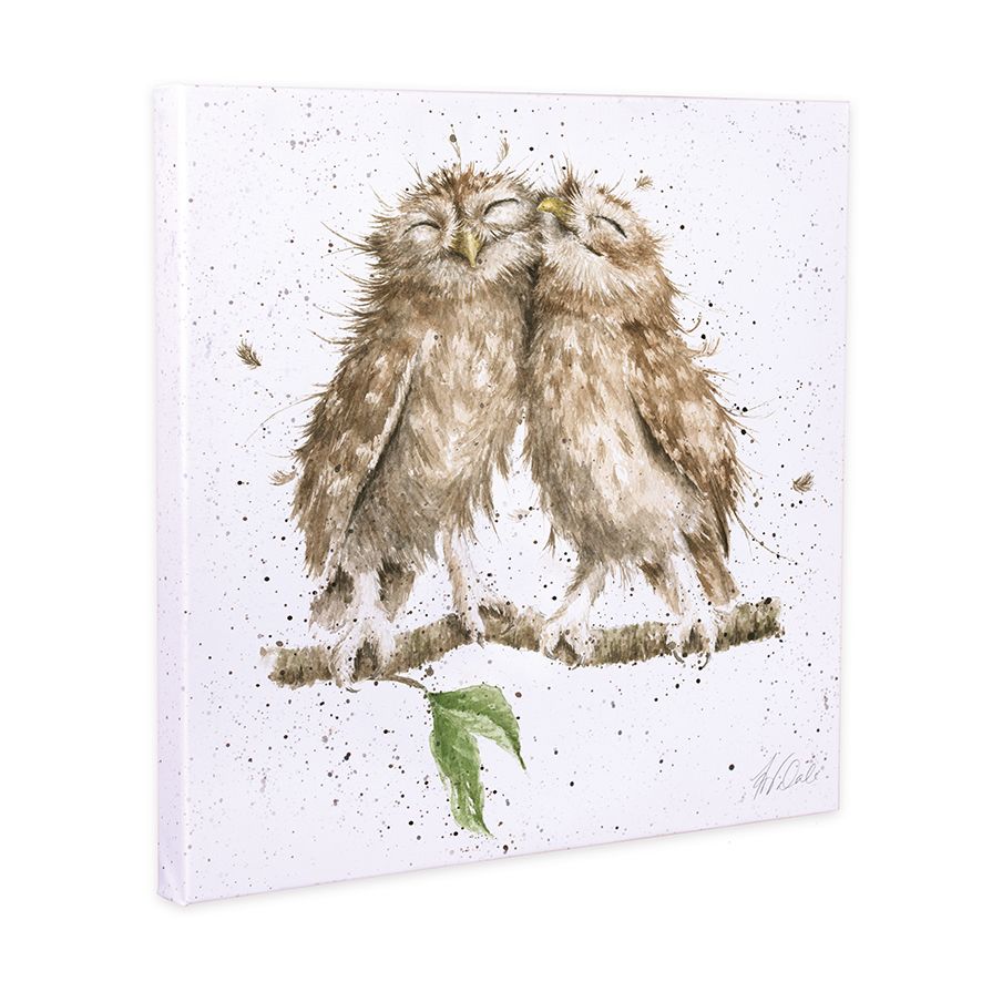 Canvas Art  Birds Of A Feather 8x8"Cans-oc018 