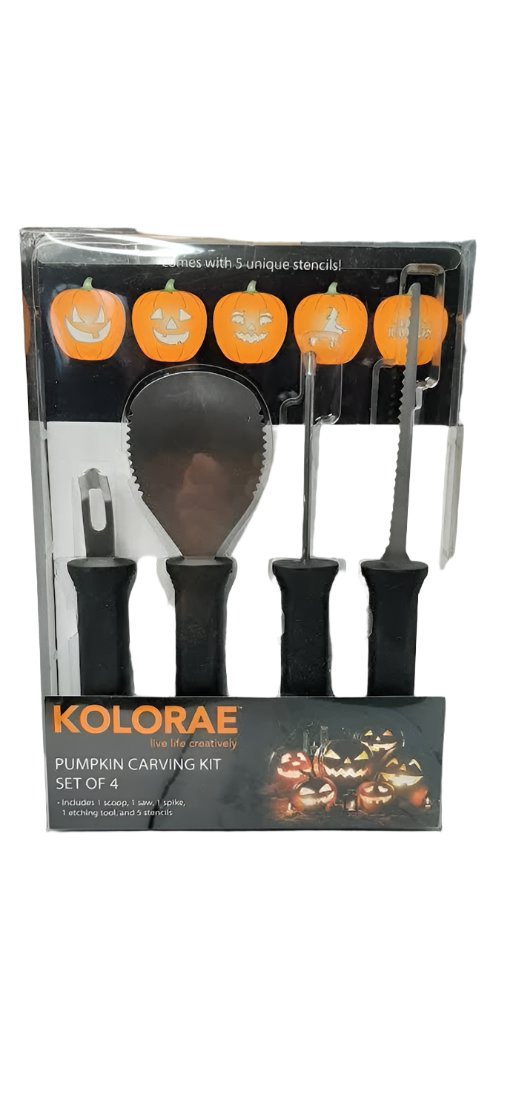 Pumpkin carving kit-4 piece set-Kolare-KOL-03626 