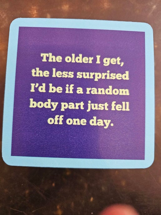 1215 -" Fall Off"   Drinks On Me Coaster 