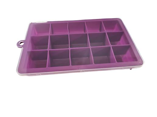 Silicone Ice Cube or Herb Tray - Purple 