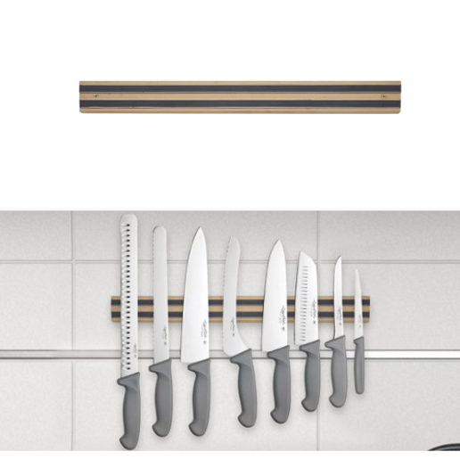 Magnetic Strip - 12" - Knife & Utensil Holder 