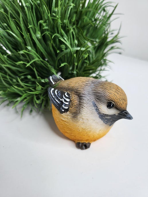 Brown &yellow bird-Medium-Transpac-7223DS 