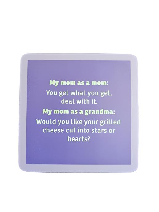 1237 - "Grandma"  Drinks On Me Coaster 