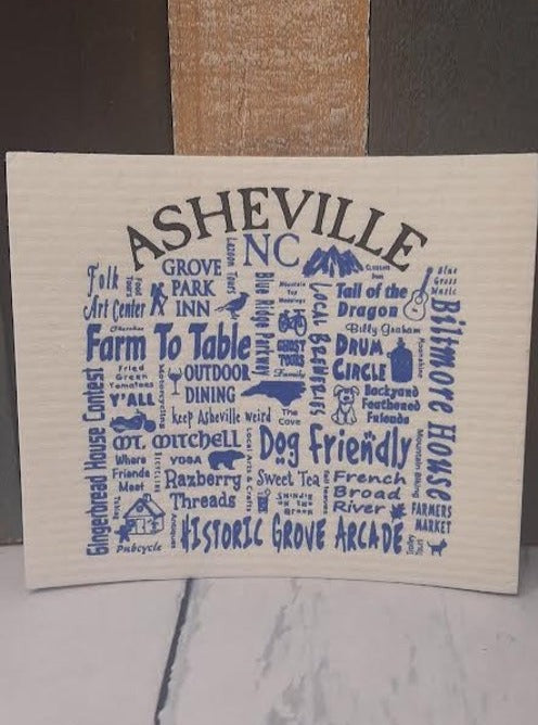 Dish Cloth - Asheville Logo 