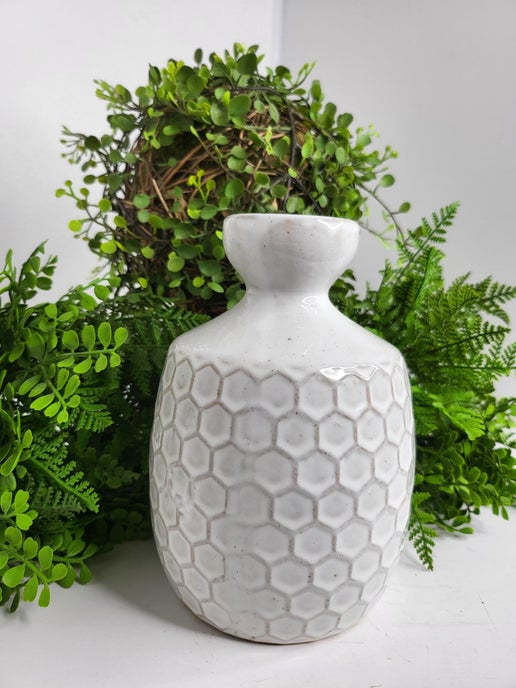 Honey Comb Pattern Vase-Pd Home & Garden-PDHF004 