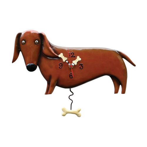 Wall Clock  Dog    Oscar Dachshund - ADP9018 