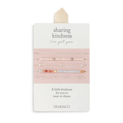 Bracelet 5pk Silver/Pink Color 1004440281 