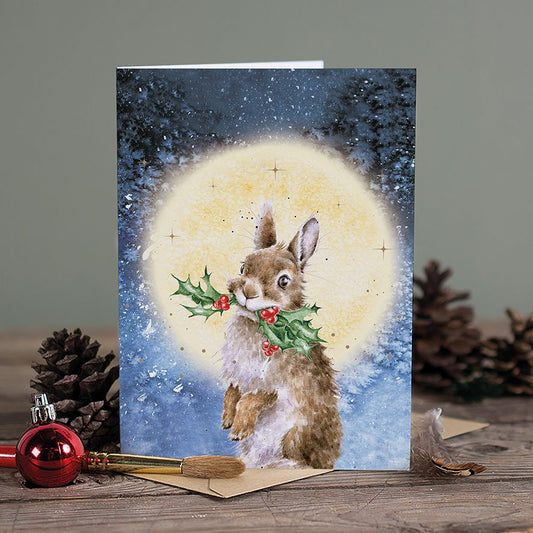 Christmas Card - AX096 - Bunny 