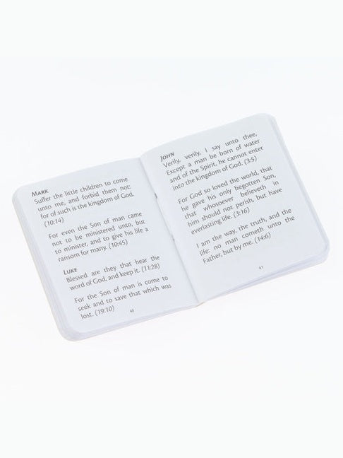 My Little Bible  KJV Key Verses 6 Colors 2x2" ssta166