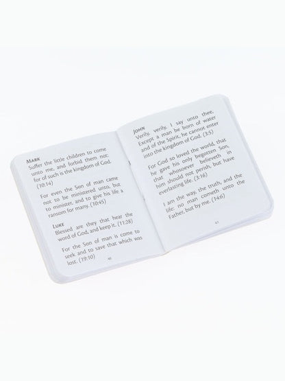 My Little Bible  KJV Key Verses 6 Colors 2x2" ssta166