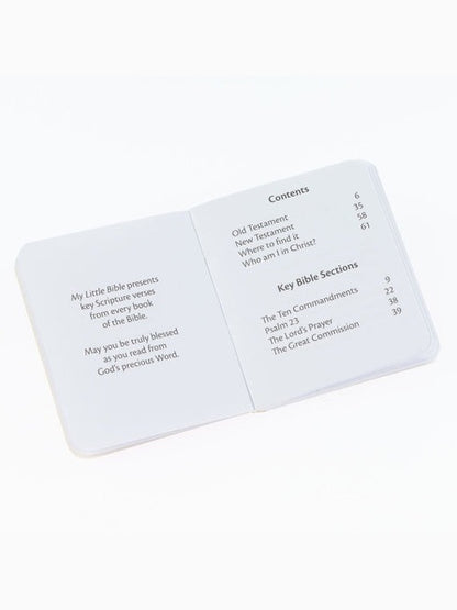 My Little Bible  KJV Key Verses 6 Colors 2x2" ssta166