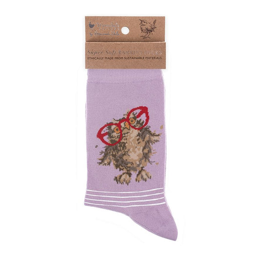 Women's Bamboo Socks - SOCK004 - Spectacular Owl 