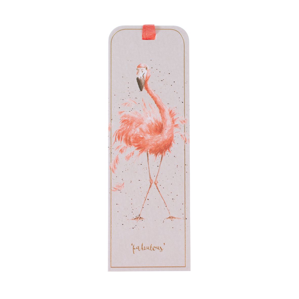 Wrendale Bookmark - Fab Flamingo - 016 