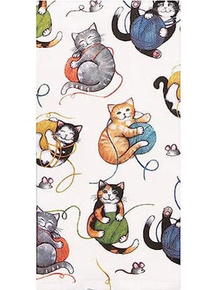 Tea Towel Playful Kittens Dual Purpose Terry R7869 