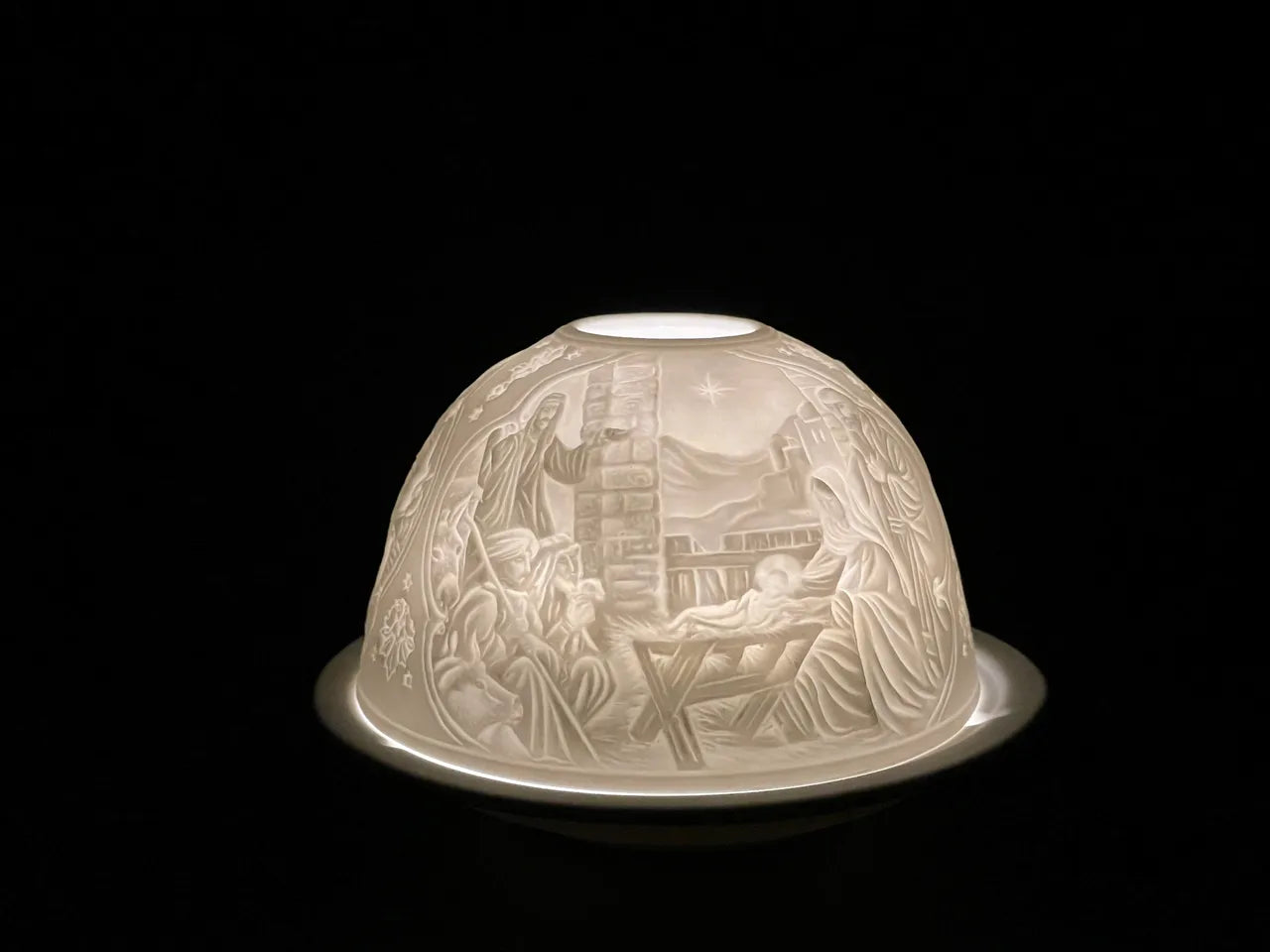 Light Dome Nativity Scene Porcelain Ldc001 