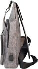 Daypack Nupouch Antitheft Usb Charging Connector Large Grey 2869 