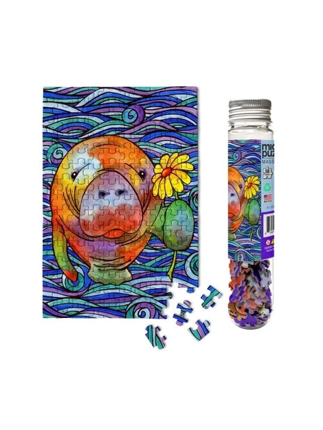 Puzzles  Minis Fun Art Work - Hue Manatee