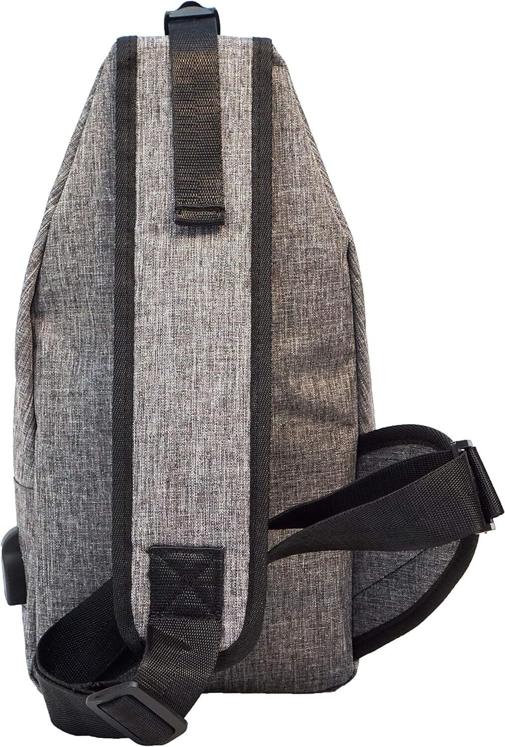 Daypack Nupouch Antitheft Usb Charging Connector Large Grey 2869 