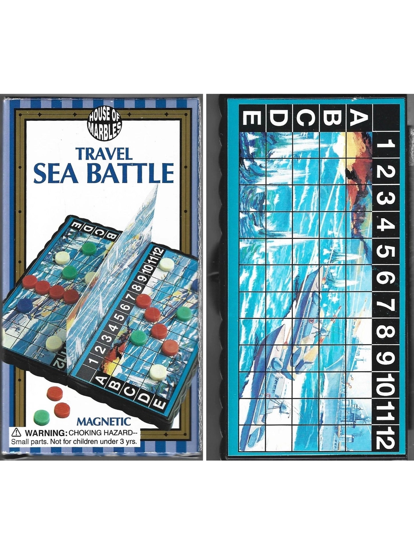 Game Sea Battle  Magnetic Travel Size 00911