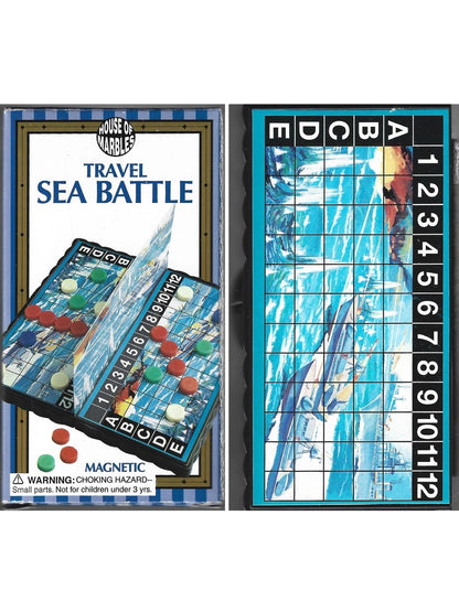 Game Sea Battle  Magnetic Travel Size 00911