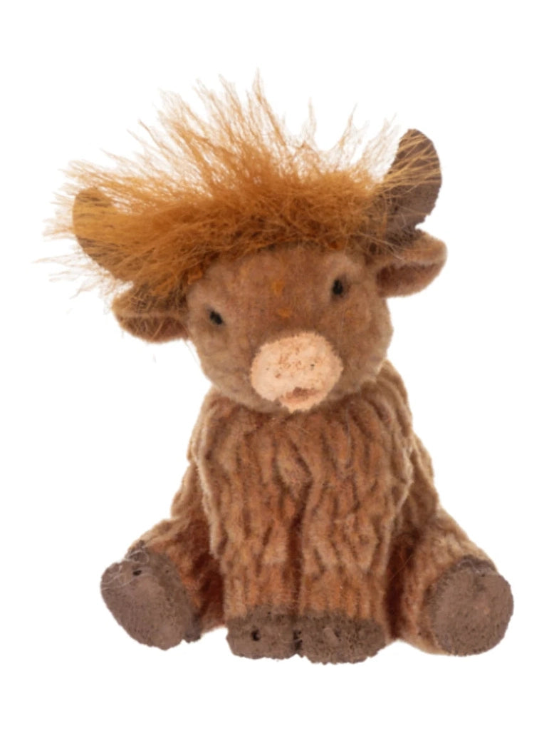 Charm Highland Cow Brown Er72690