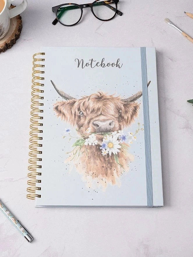Spiral Notebook Daisy Coo Blue Lhb016 