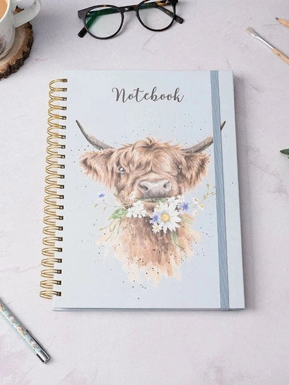 Spiral Notebook Daisy Coo Blue Lhb016 