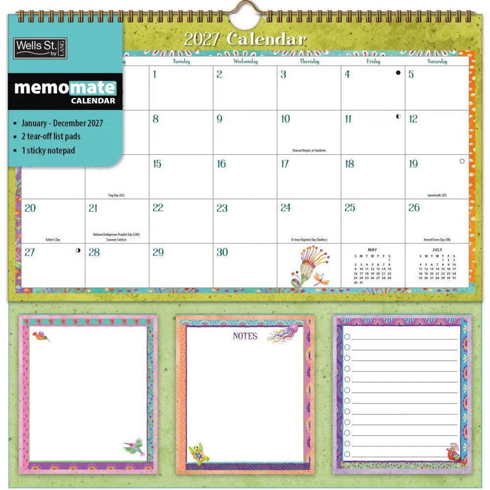 Lang- Calendar Memomate Simple Inspirations 2027&nbsp; 0004