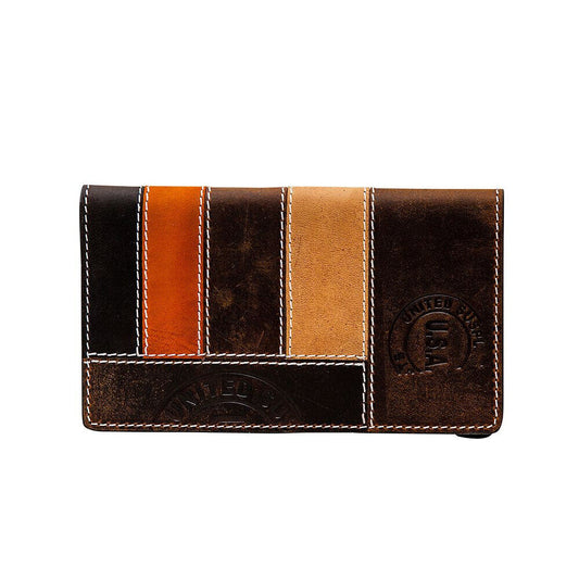 Puffins-Men/Women Leather Wallet-6.75"x4"~Multiple Card Slots-s6588 