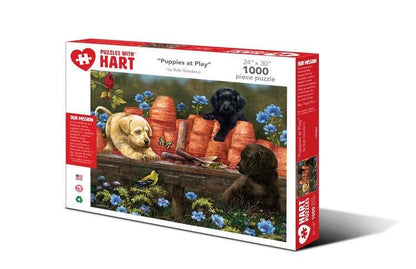 Puzzle Puppies At Play 1000Pc 24 x 30" Hp004